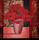 A 148, Composition In Red II, 70 x 70 ohne Rahmen