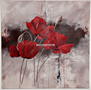 A 94, Graceful Poppies, 70 x 70 mit Rahmen