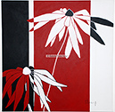 A 120, Flower Composition I, 70 x 70 mit Rahmen