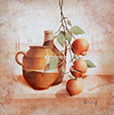 A 36, Ripe Pomergranate, 50 x 50 ohne Rahmen